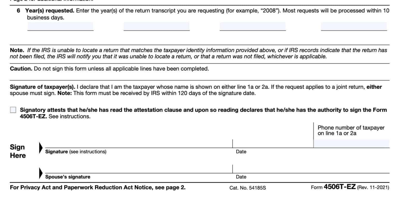 Irs Form T Ez Instructions