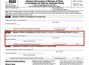 Irs Form 8332: A Guide For Custodial Parents