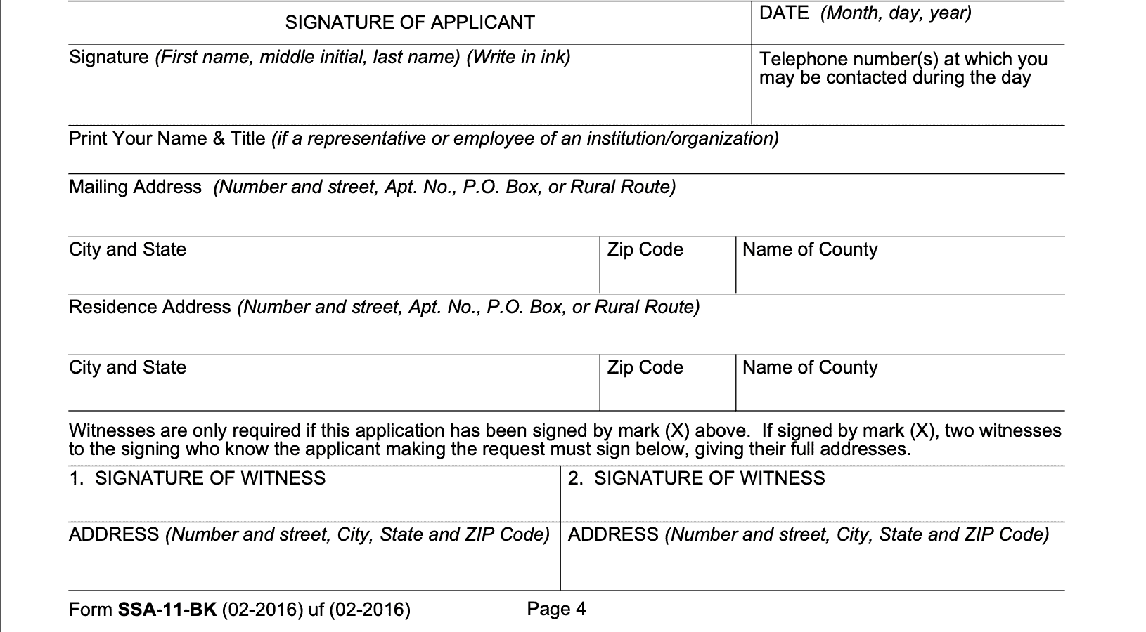 Form SSA11BK A Representative Payee Guide