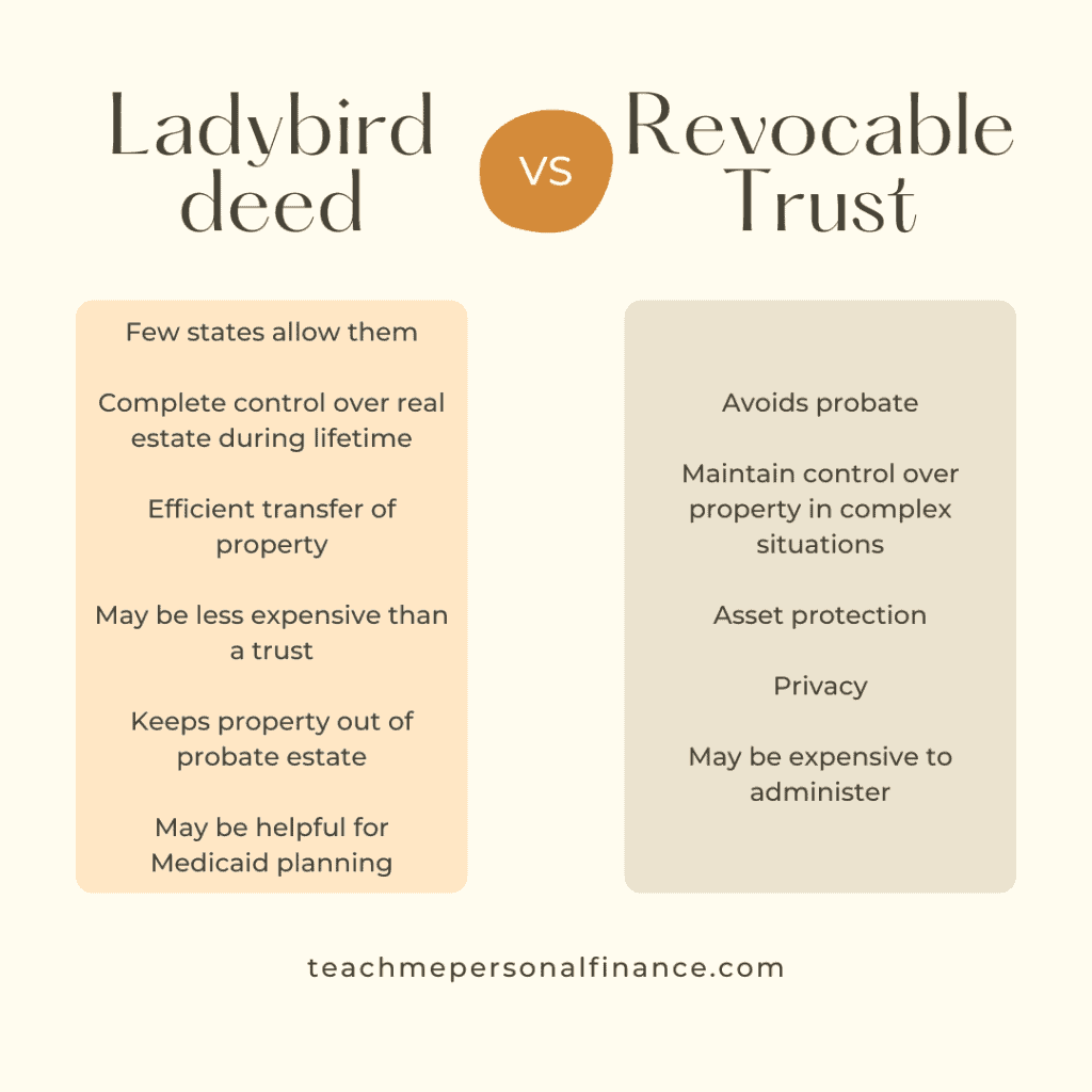 Lady Bird Deed Vs Revocable Trust A Complete Guide