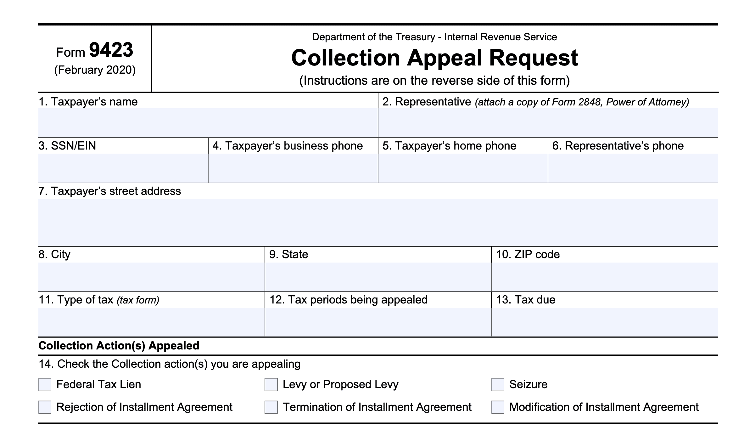 irs-form-9423-instructions-your-collection-appeal-request