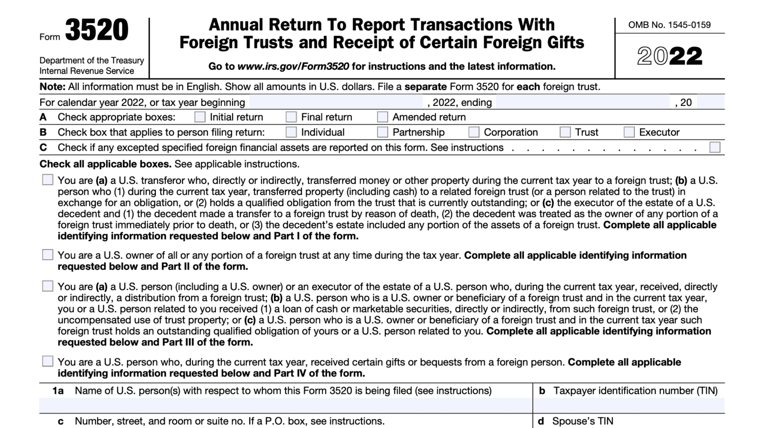 IRS Form 8886 Instructions -Reportable Transaction Disclosure