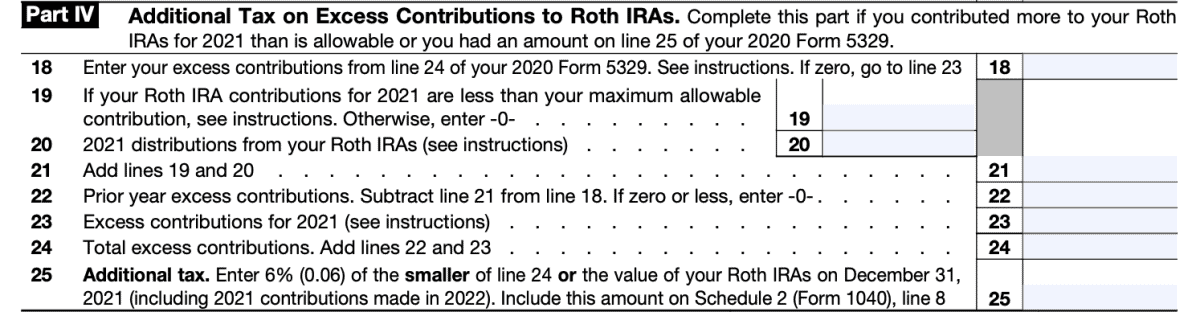 Irs Form 5329 Instructions - A Guide To Additional Taxes