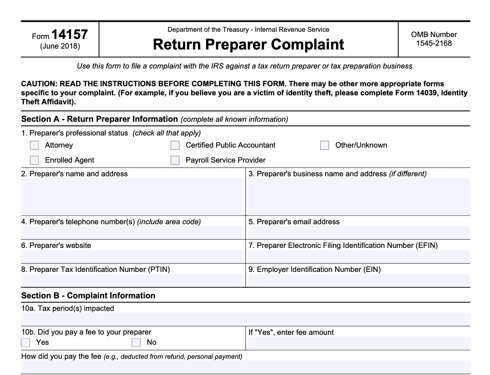 What Is Irs Form 13873 T