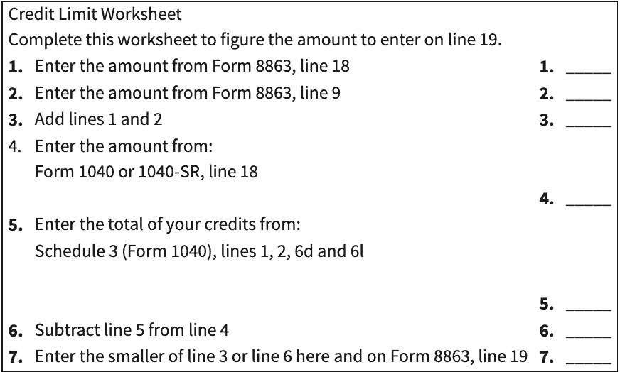 What Is Credit Limit Worksheet A