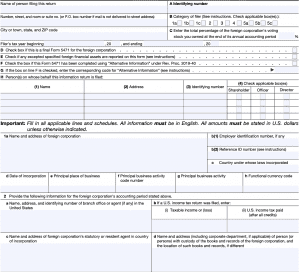 IRS Form 5471 Instructions - CFC Tax Reporting for U.S. Persons