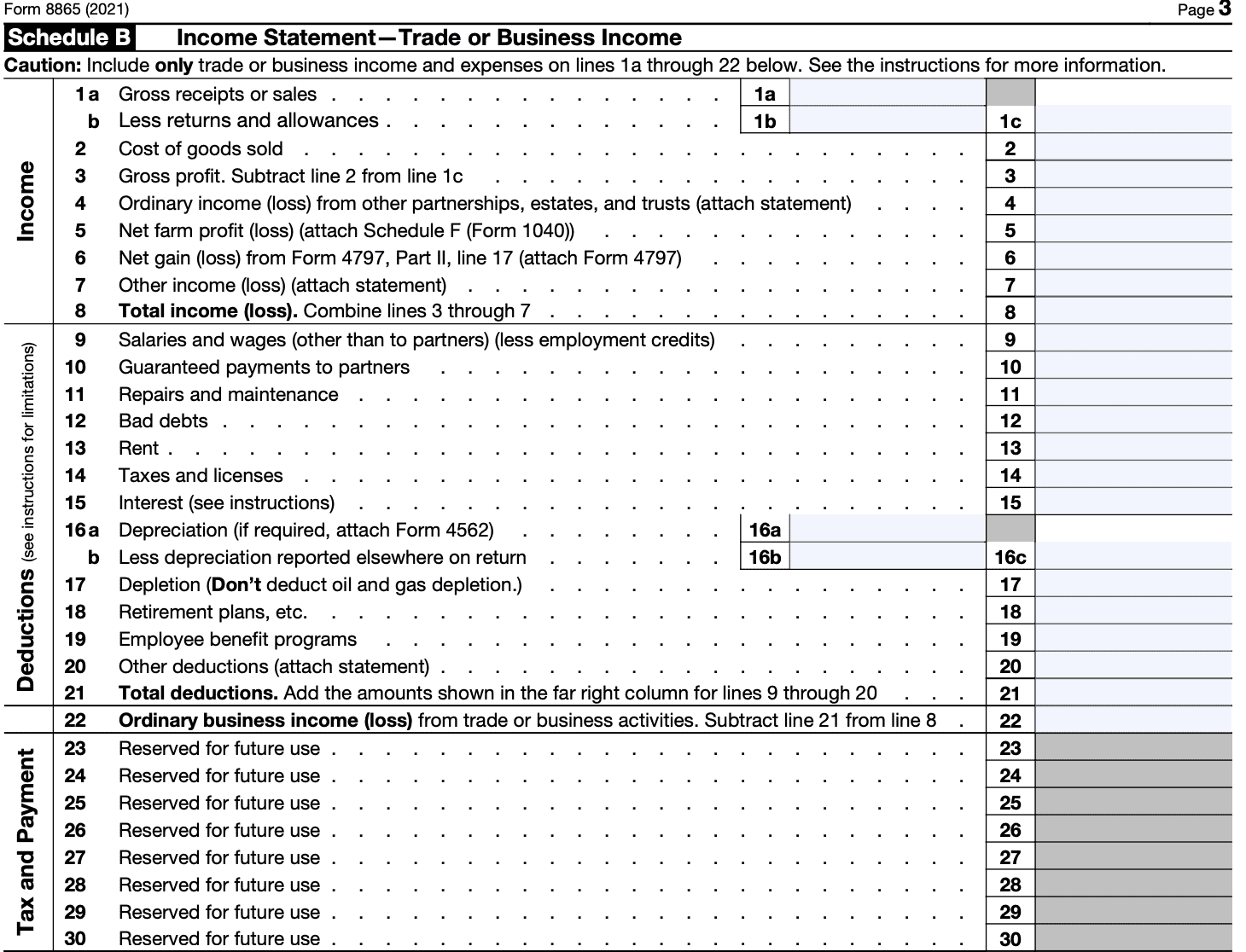 IRS Form 8865 Instructions - Foreign Partnership Returns