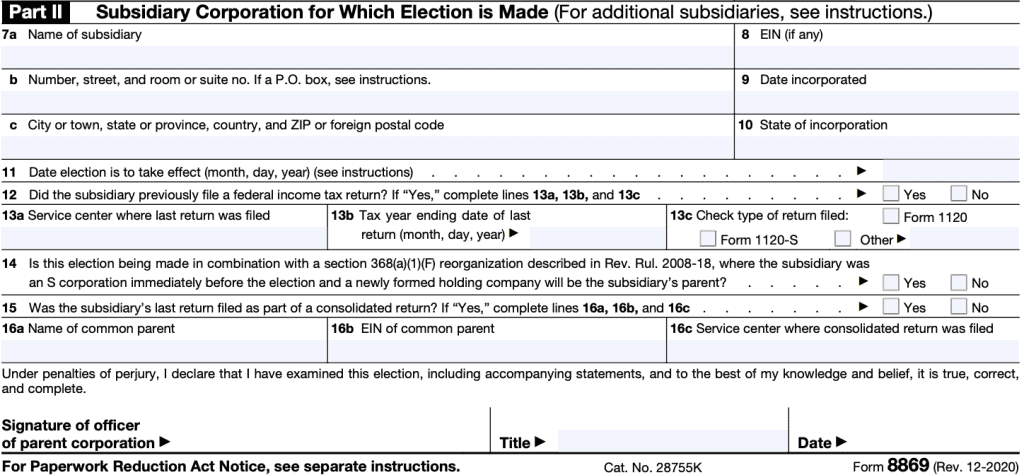 irs-form-8869-qualified-subchapter-s-subsidiary-election