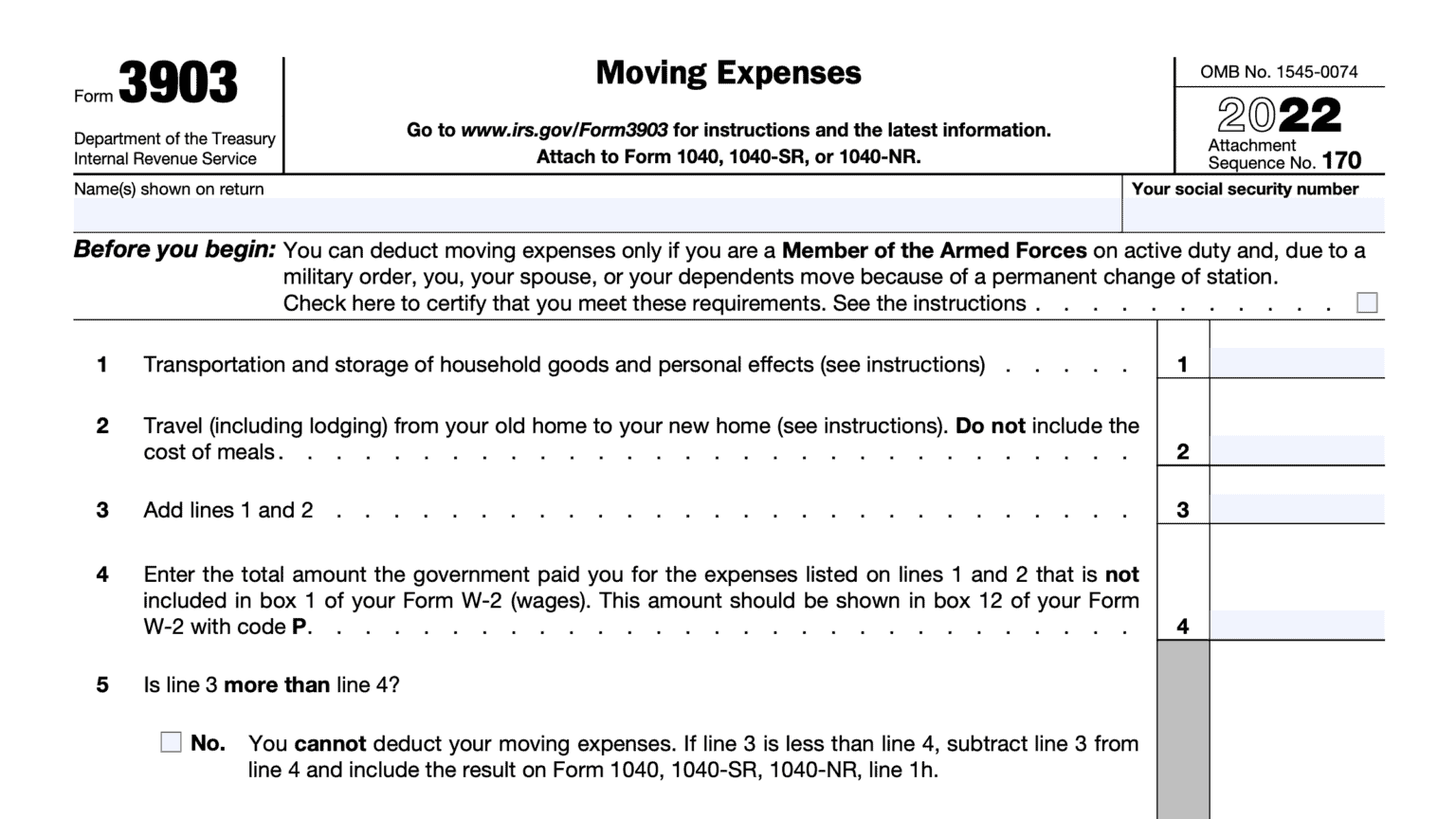 IRS Form 8822 Instructions - Changing Your Address With The IRS