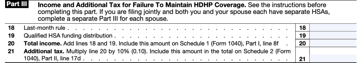 Irs Form 8889 Instructions A Guide To Health Savings Accounts 6029