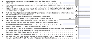 IRS Form 4137 Instructions - Unreported Tip Income