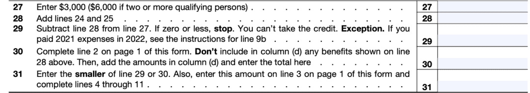 Irs Form 2441 Instructions - Child And Dependent Care Expenses