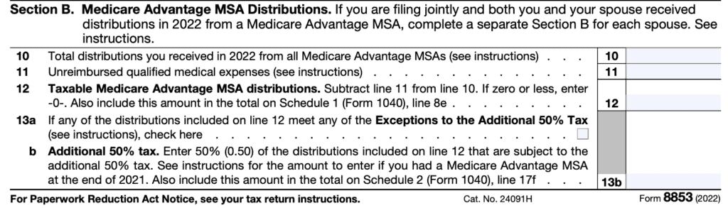 IRS Form 8853 Instructions - A Guide to Archer MSAs