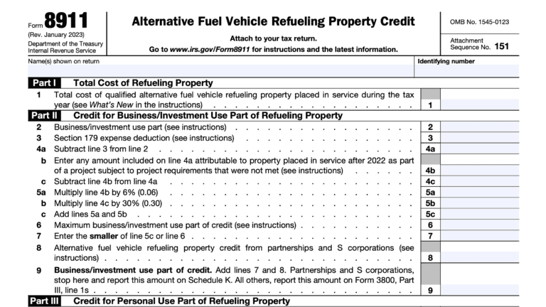 IRS Form 15400 Instructions - Clean Vehicle Seller Report