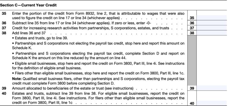 IRS Form 6765 Instructions - Tax Credit For Research Activities