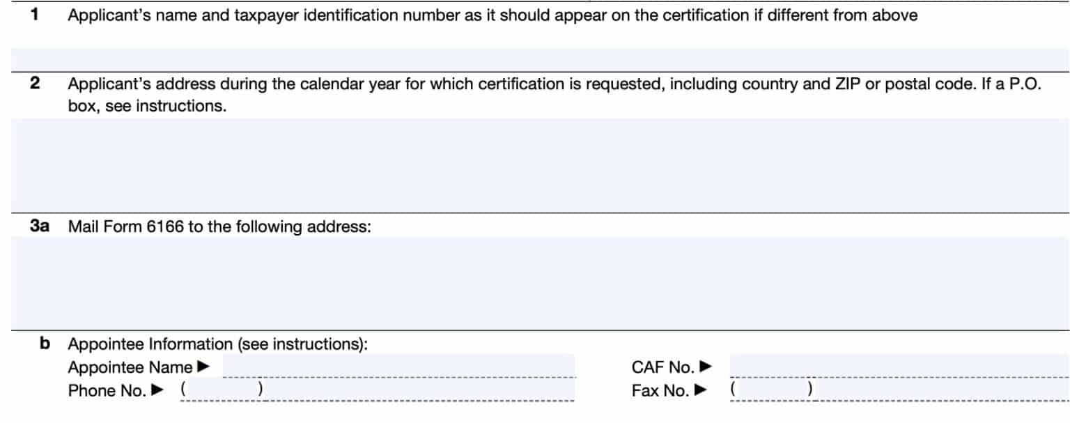 IRS Form 8802 Instructions U.S. Residency Certification Application