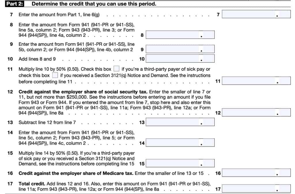 IRS Form 8974 Instructions - Small Business Payroll Tax Credit