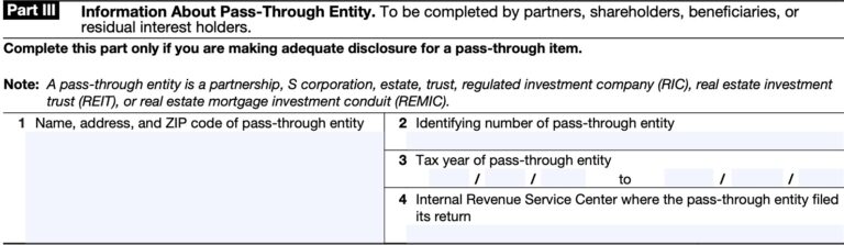 IRS Form 8275 Instructions - Disclosure Statement