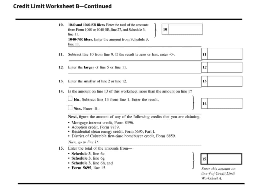 Schedule 8812 Instructions - Credits For Qualifying Dependents