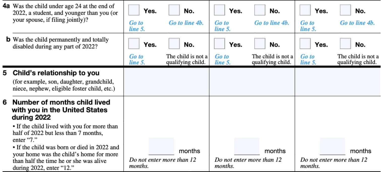 Schedule EIC Instructions Claiming the Earned Credit