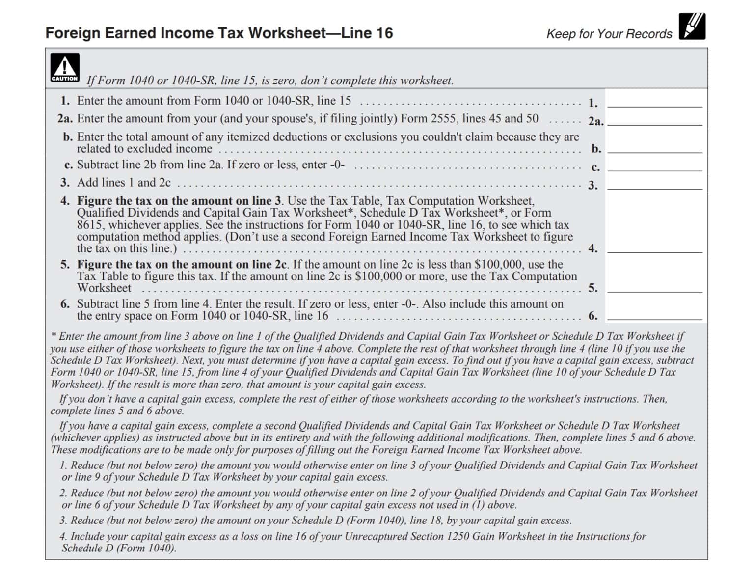 IRS Schedule 1 Instructions Additional & AGI Adjustments