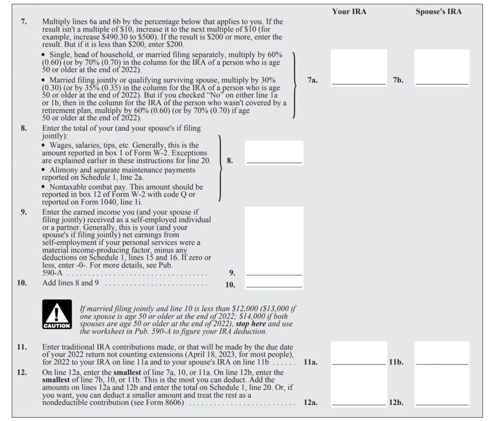 IRS Schedule 1 Instructions Additional & AGI Adjustments