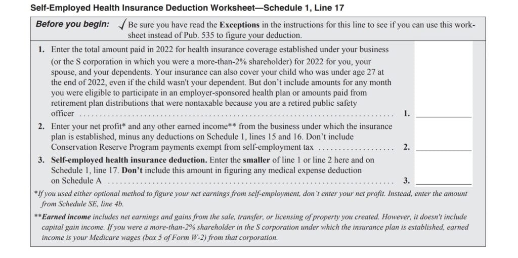 IRS Schedule 1 Instructions Additional & AGI Adjustments