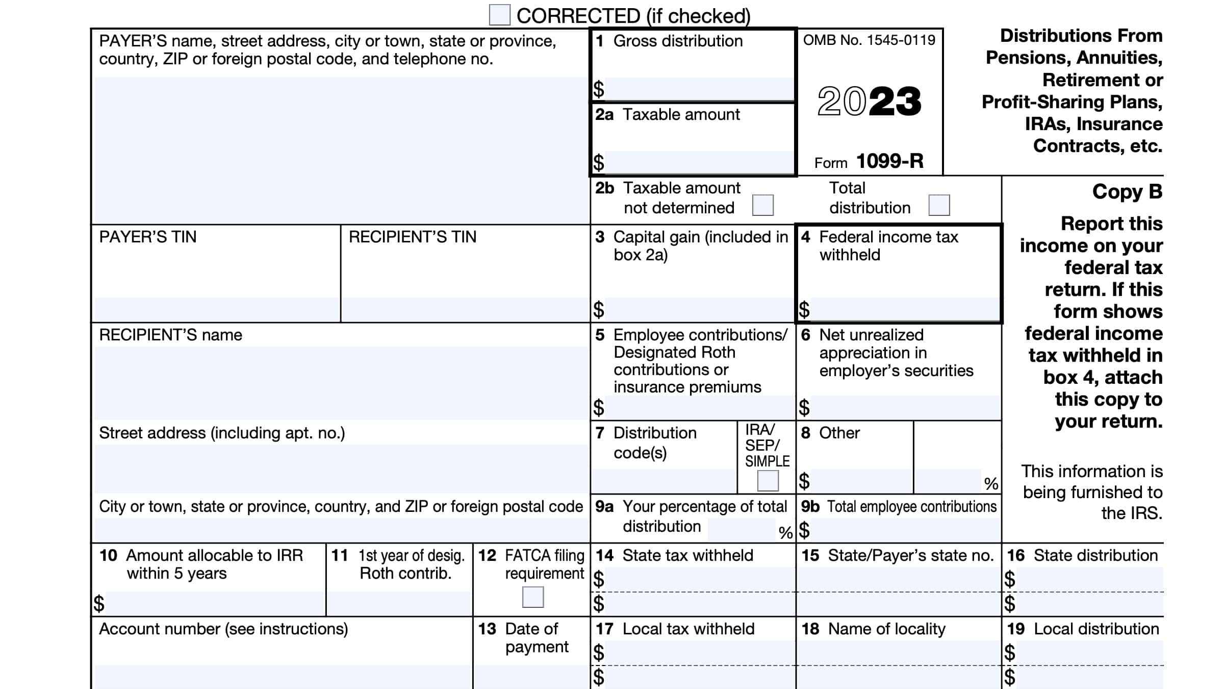 IRS Form 1099-R Instructions: Retirement Distributions Understood