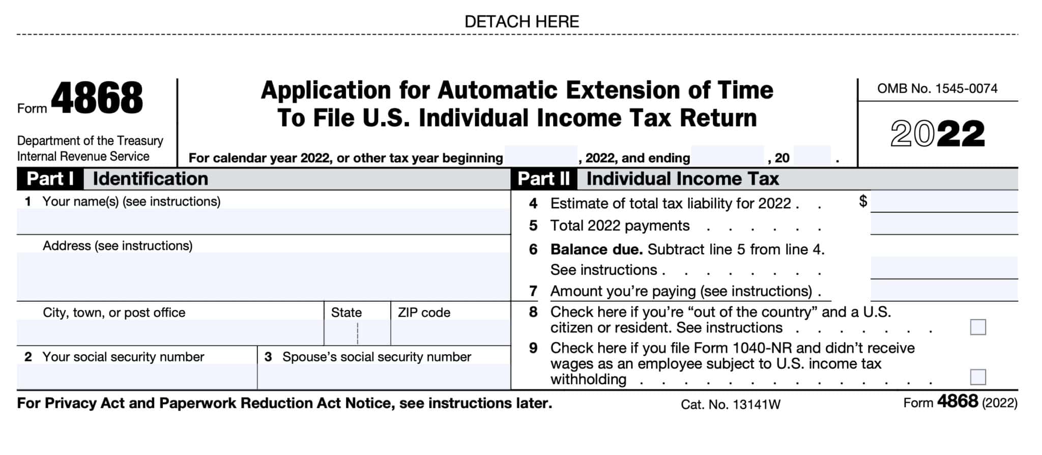 IRS Form 8809 Instructions - Extension for Information Returns