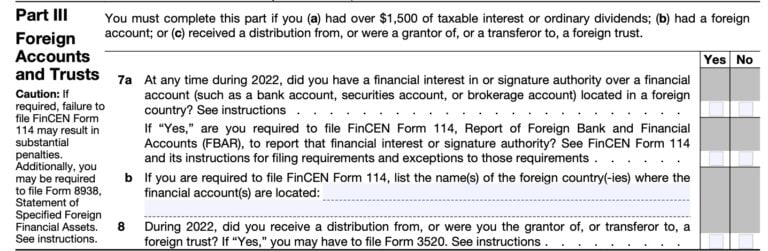 IRS Schedule B Instructions - Interest And Ordinary Dividends