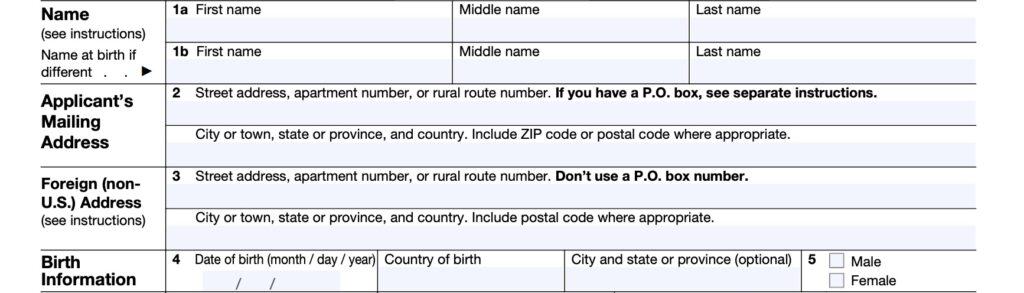 Irs Form W-7 Instructions - Completing Your Itin Application