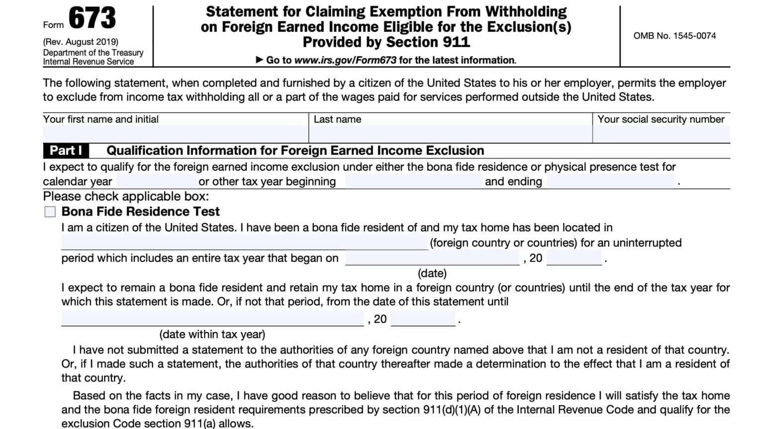 IRS Form 8966 Instructions - FATCA Reporting