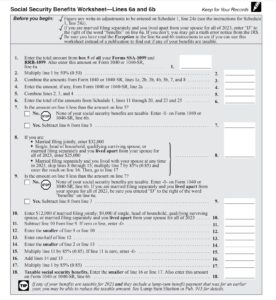 Form SSA-1099 Instructions - Social Security Benefits