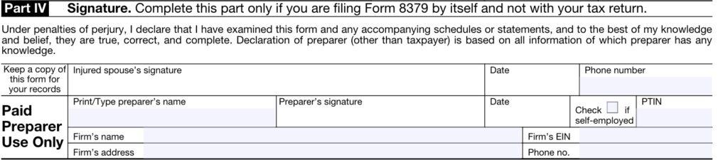 IRS Form 8379 Instructions