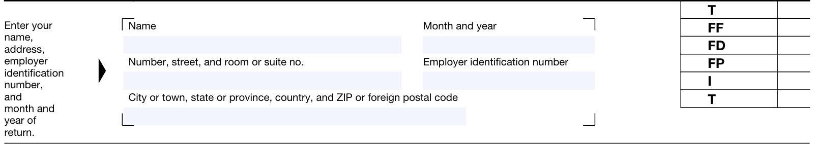 irs form 730, taxpayer information