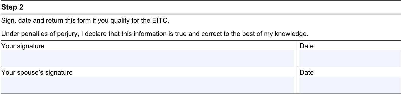 irs form 15112, step 2