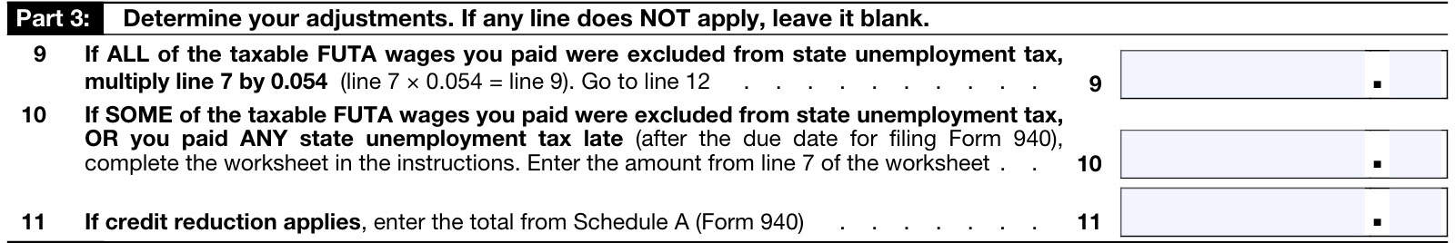 irs form 940, part 3