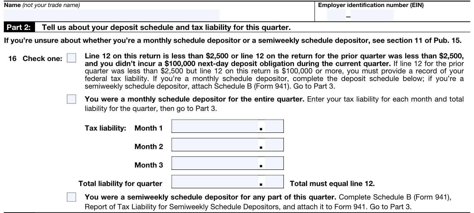 irs form 941 part 2