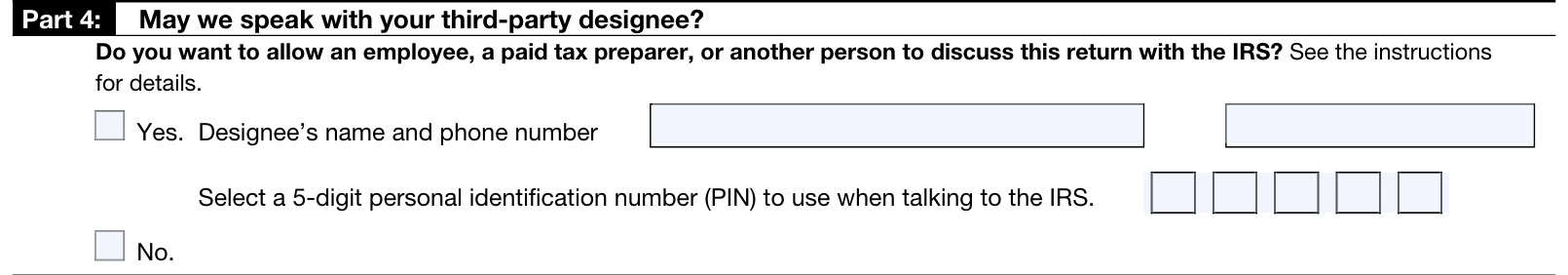 irs form 941, part 4