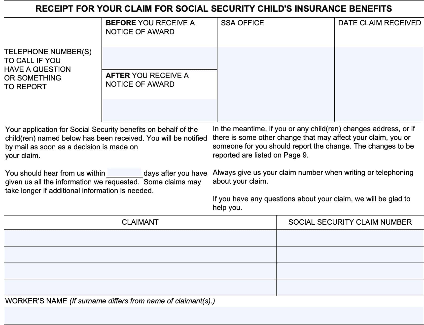 form ssa-4-bk receipt