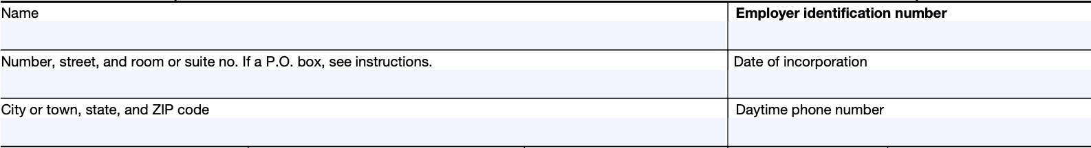 irs form 1139 taxpayer information