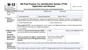 IRS Form W-12 Instructions