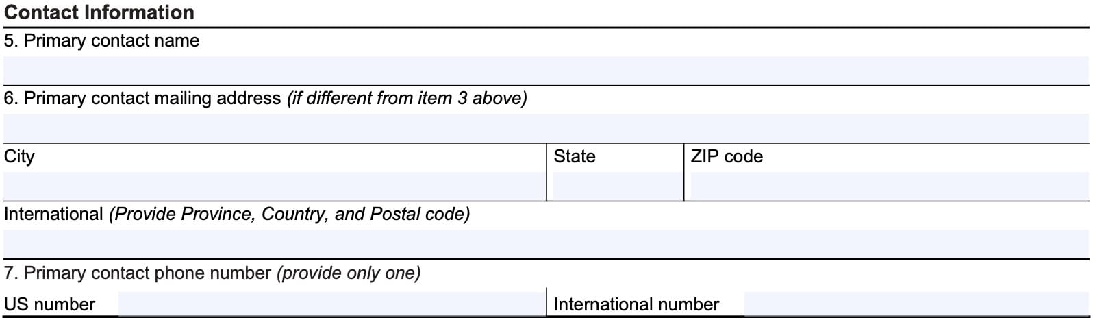 irs form 9783 contact information