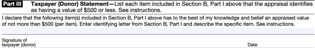 IRS Form 8283 Instructions - Noncash Charitable Contributions