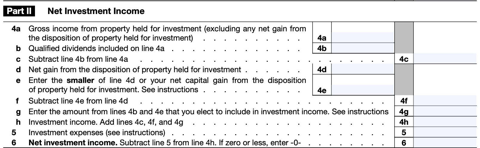 Part II: Net Investment Income