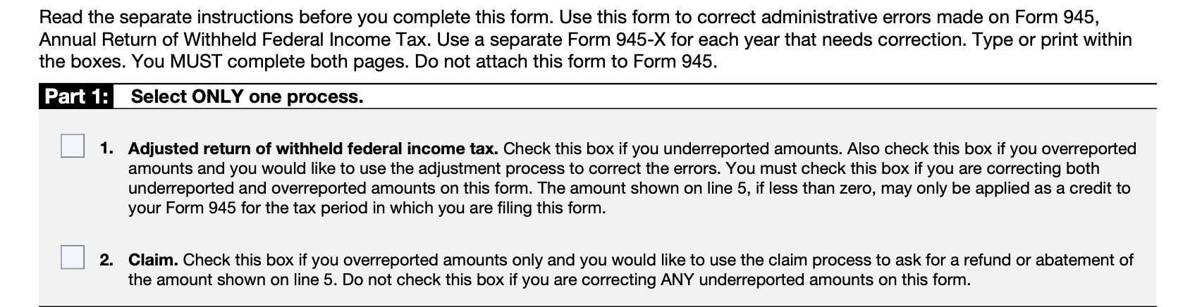 part 1: select one process