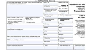 irs form 1099-k, Payment Card and Third Party Network Transactions