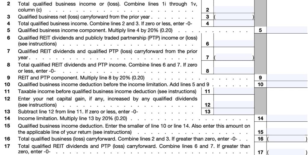 irs form 8995, bottom